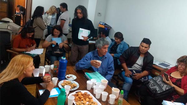Reunión con los principales referentes de los pueblos originarios de Mendoza
