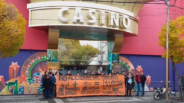 Los trabajadores del Casino Club ya recibieron la notificación de despido