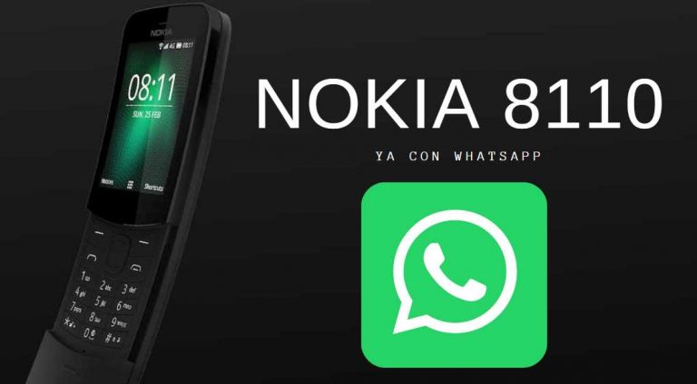El Nokia 8110 ya tiene Whatsapp