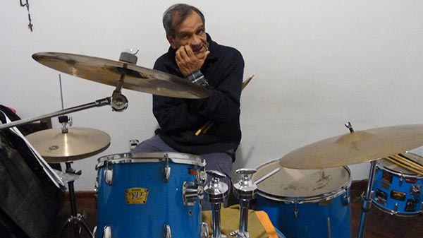 Mario Martínez un auténtico baterista sanrafaelino