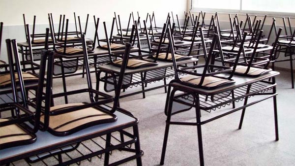 El Gobierno suspendió las clases hasta el 31 de marzo