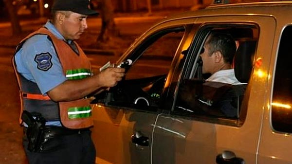 Este viernes se detectó a 15 personas alcoholizadas manejando en San Rafael