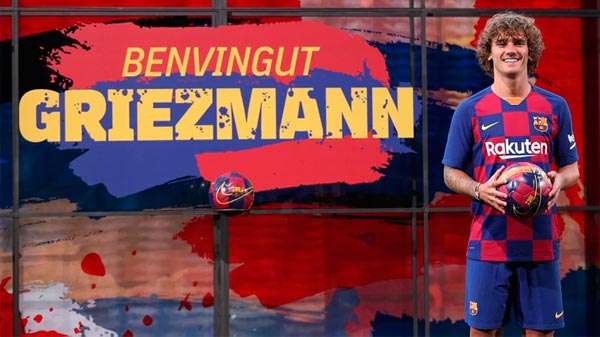 Antoine Griezmann fue presentado de manera oficial como nuevo jugador del Barcelona
