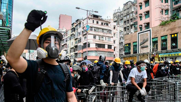 Crece la tensión en Hong Kong