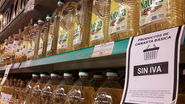 Controlan que los supermercados exhiban los precios sin IVA
