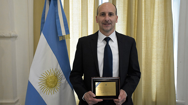 El docente sanrafaelino Elbio Bruschi recibió el Premio Maestro Ilustre 2019