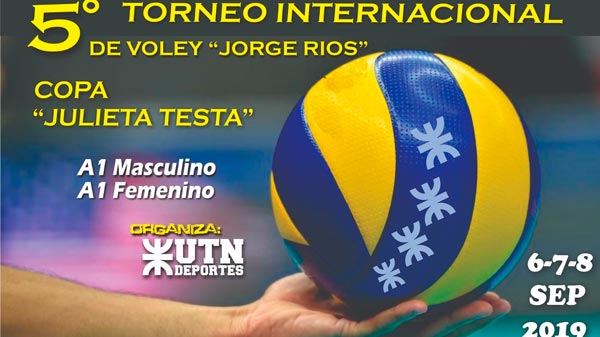 Vóley: Se juega el quinto Torneo Internacional «Jorge Ríos»