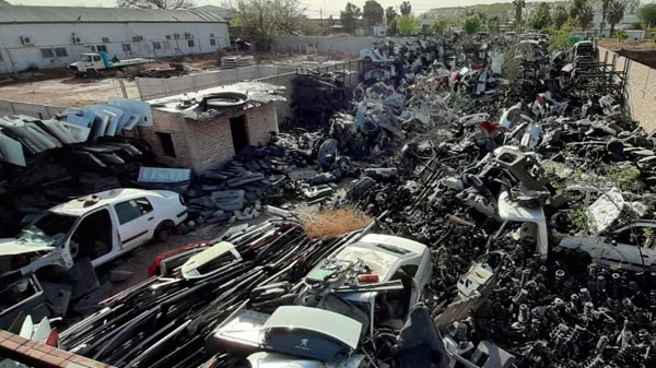 45 mil autopartes secuestrados ya han sido compactados en Mendoza