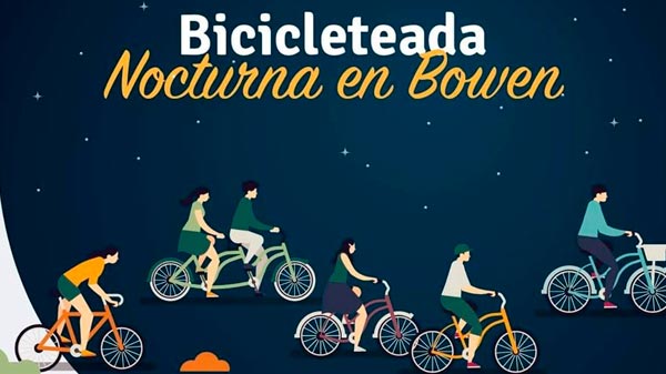 General Alvear: Bicicleteada nocturna en Bowen