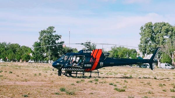 El Gobierno informó que todos los días se harán patrullajes en helicóptero