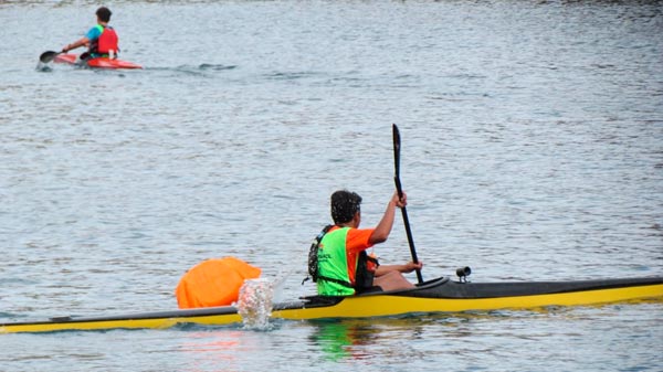 Buen comienzo del campeonato de Kayatlón en San Rafael