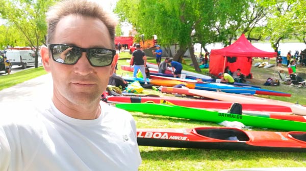Gran trabajo de Juan Pablo Radys en el Panamericano y Sudamericano de canotaje maratón
