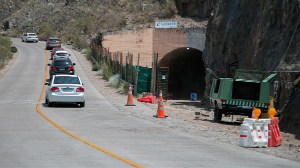 Desde hoy habrá un desvío de tránsito a la altura del túnel N° 1 de Cacheuta
