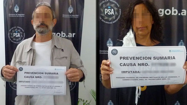 La PSA detuvo a una pareja por incumplir el aislamiento preventivo y obligatorio