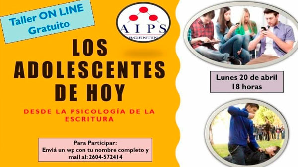 Taller «La escritura de los adolescentes de hoy»