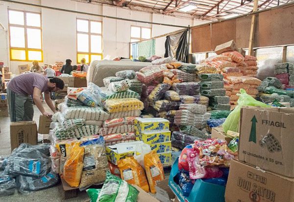 Malargüe: habilitan un área para recibir donaciones