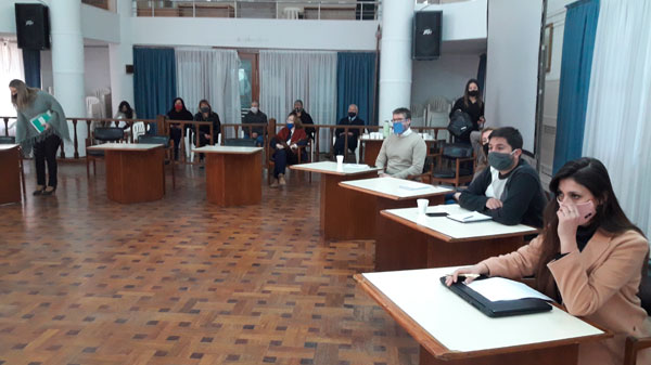 Portezuelo: el Concejo Deliberante de San Rafael fue sede de una importante exposición