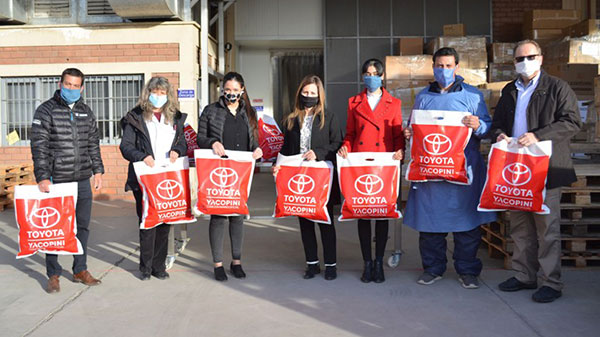 Toyota Yacopini donó 3000 barbijos quirúrgicos al área de Salud de la provincia