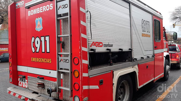 Incendio: un camionero sufrió perdidas parciales en su acoplado