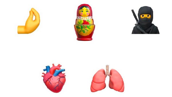 Los 117 nuevos emojis que llegarán a los smartphones este año