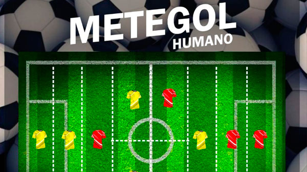Proyecto de «Metegol Humano» en canchas de fútbol 5