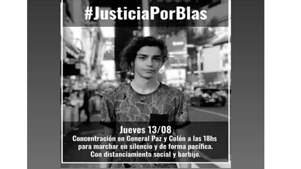 El crimen de Blas Correas | La mamá del joven asesinado por la policía: «Mi hijo salió a un bar y me lo devolvieron muerto»