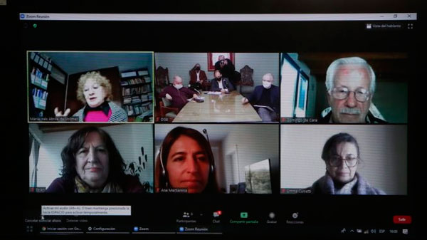 El titular de la DGE mantuvo un encuentro virtual con ex funcionarios educativos