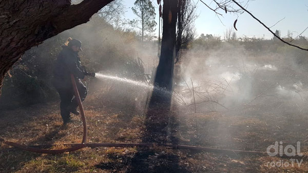 Un incendio causó importantes pérdidas en una finca