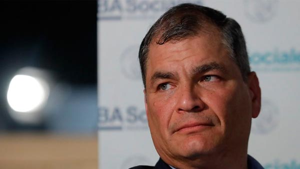 La justicia de Ecuador pidió la captura del ex presidente Rafael Correa tras dejar en firme la condena por corrupción