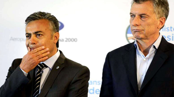 Cornejo no lo quiere a Macri en la campaña