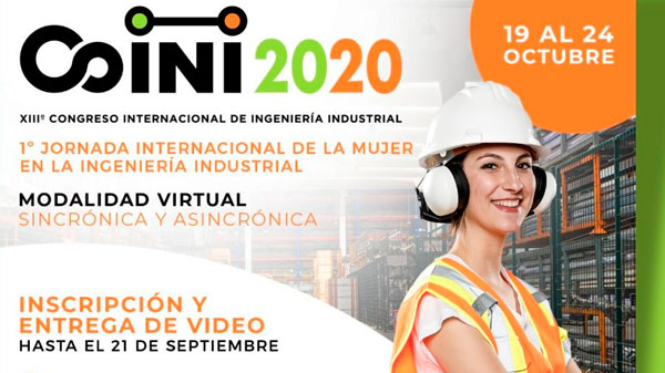 Inscripciones abiertas para el XIII Congreso Internacional de Ingeniería Industrial