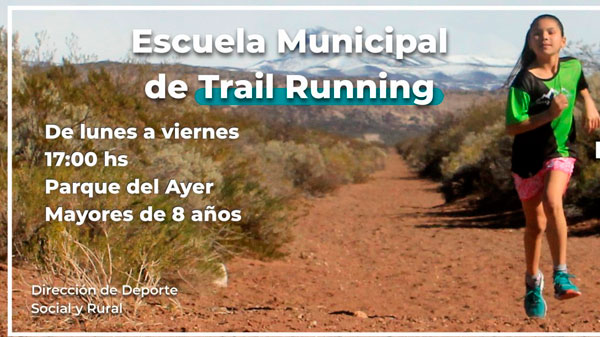 Malargüe: la escuela municipal de Trail Running inició las clases