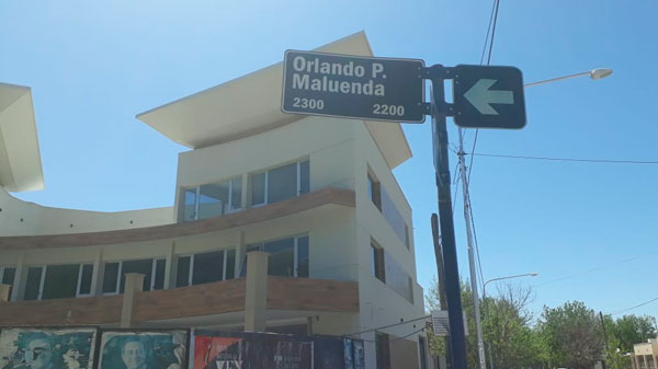 Calle del barrio TAC lleva el nombre Orlando Maluenda