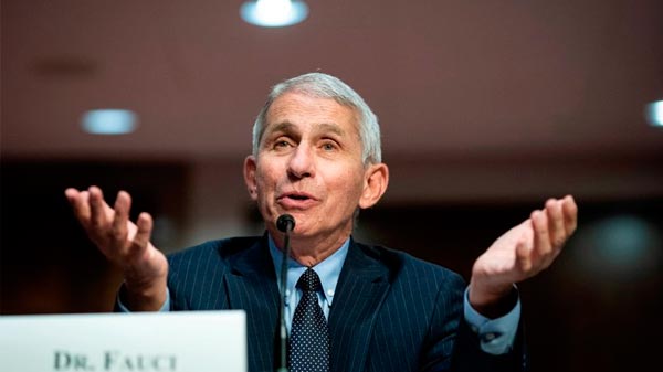 Anthony Fauci advirtió que Estados Unidos podría no volver a “algo parecido a la normalidad” hasta el 2022