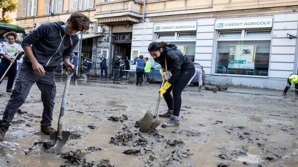 Inundaciones en Italia: Piamonte y Liguria piden que se declare el estado de emergencia