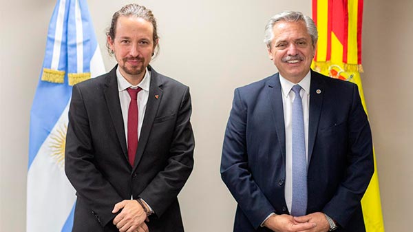 Con una reunión bilateral con el vicepresidente de España, el Presidente culminó su primera jornada en Bolivia