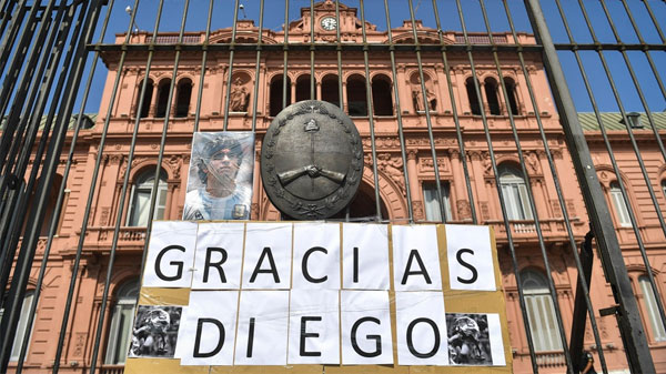 Maradona será velado en la Casa Rosada