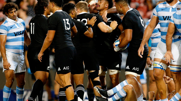 Los Pumas fueron derrotados por los All Blacks