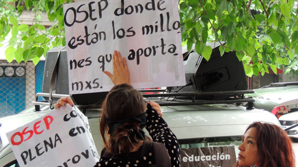 Trabajadores estatales pidieron integrar el directorio de OSEP