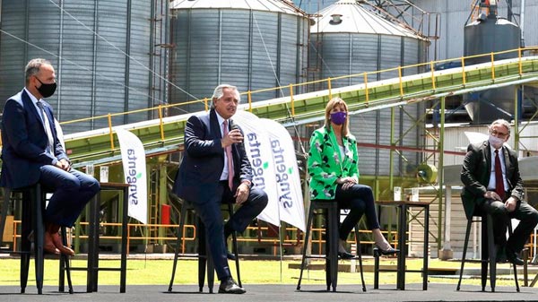 Alberto Fernández participó del anuncio de un nuevo contrato privado de venta de soja a China por más de USD 500 millones