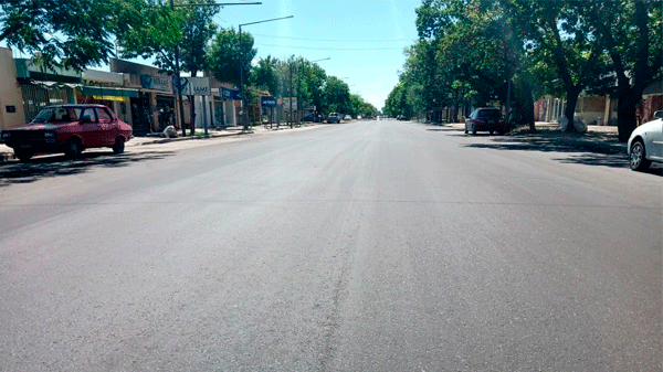 San Rafael: quedó asfaltada la Avenida Sarmiento entre Balloffet y Libertador