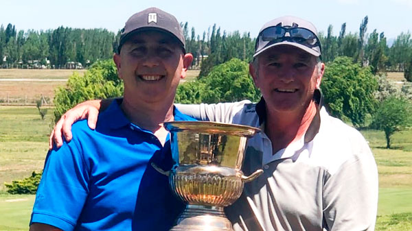 Golf: Daniel Montoya y Rodolfo Schmidt ganaron el torneo en parejas «Héctor Bergaglio»