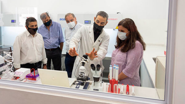 General Alvear: Marcolini y Nadal inauguraron el Laboratorio Biomolecular para procesar PCR