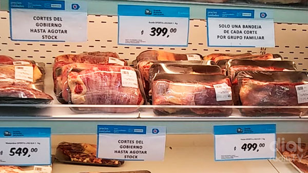 Un solo supermercado de San Rafael ofrecerá los cortes de carne «populares»