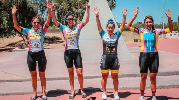 Gran trabajo de ciclistas sanrafaelinas en el Campeonato Mendocino de Ruta   