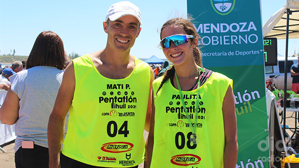 Matías Pérez y Paula Moschella se quedaron con el Pentatlón Nihuil  