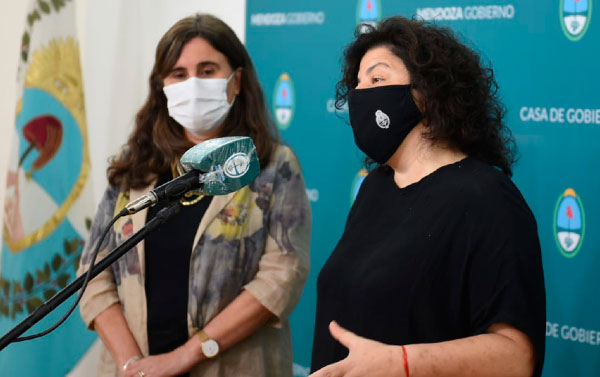 La ministra de Salud de Mendoza también apoyó a Vizzotti