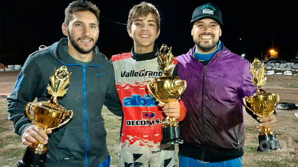 Tomás Vitar, Martín Segura, Facundo Magallanes y Francisco Giménez campeones del Speedway en San Rafael