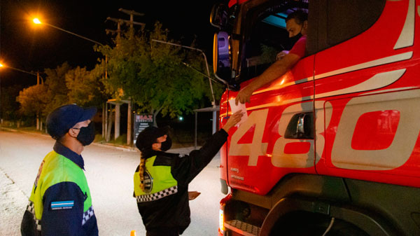 Controles punto a punto para garantizar la seguridad de camioneros