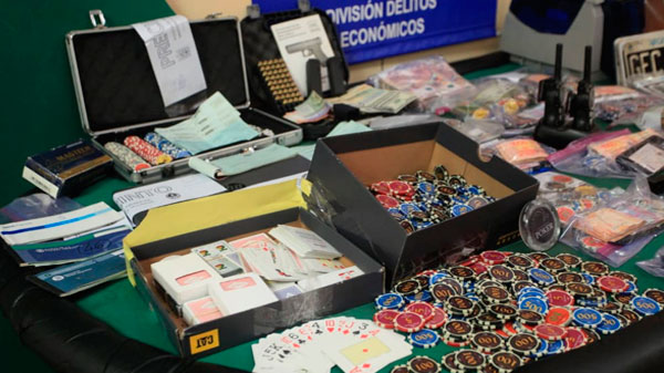 Delitos Económicos puso fin a un casino clandestino en Chacras de Coria